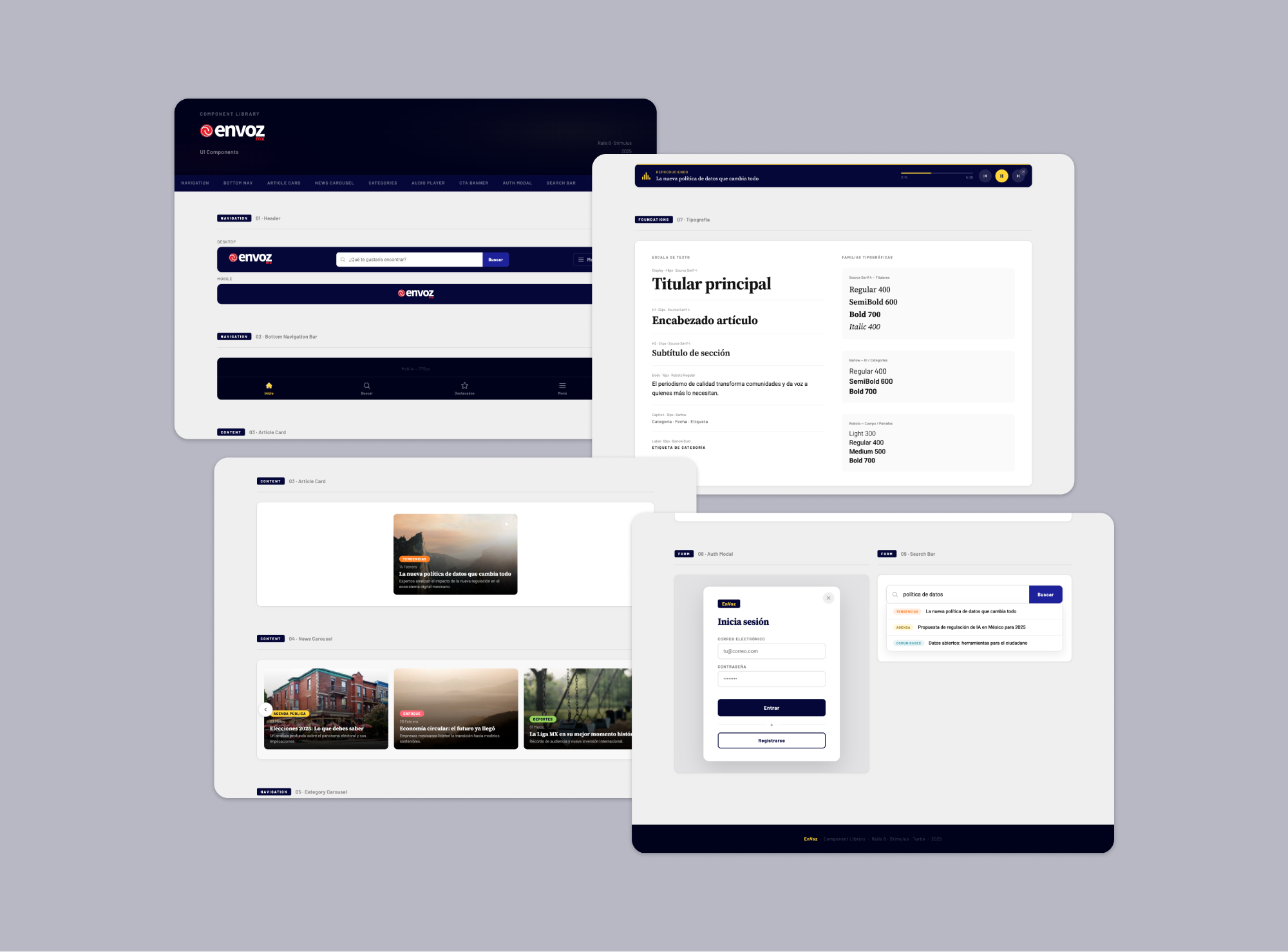 System documentation and tokens